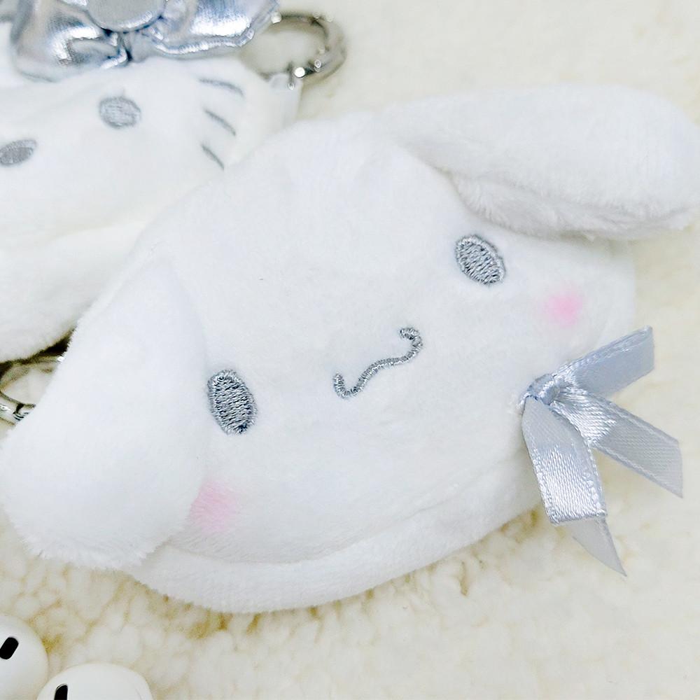 산리오 실버 미니 파우치 시나모롤 에어팟 소품 보관 키링