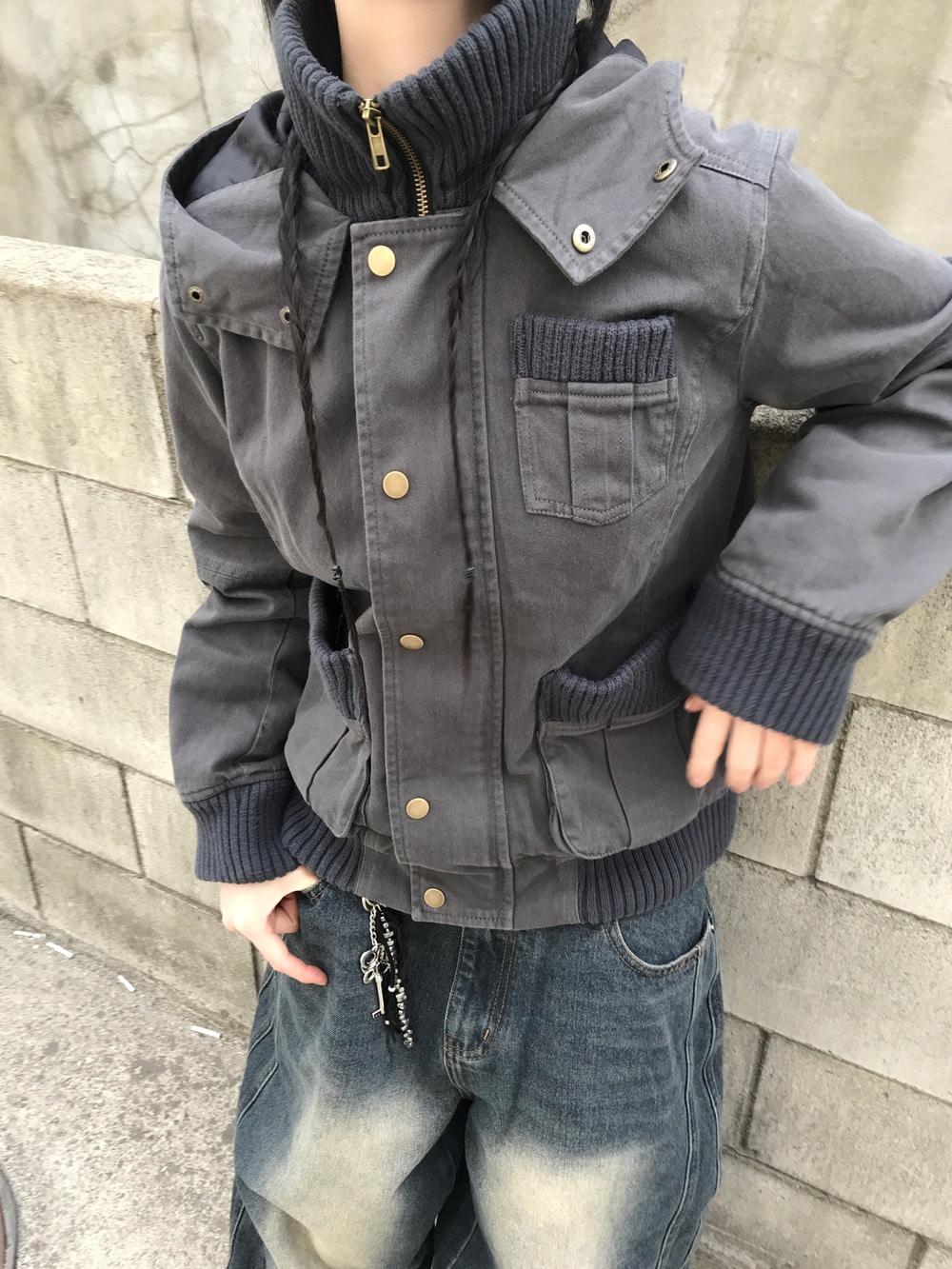 노아 빈티지 워싱 밀리터리 A2 자켓