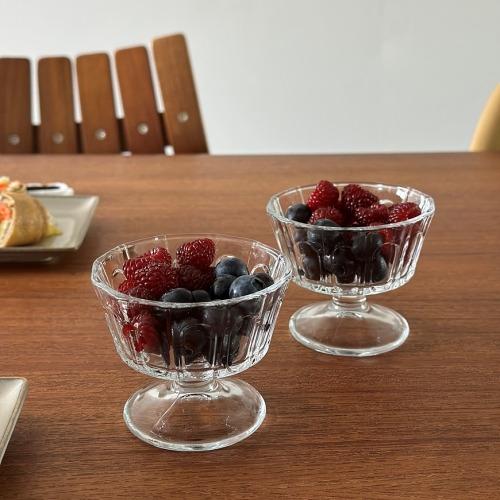 레트로 글라스 디저트볼