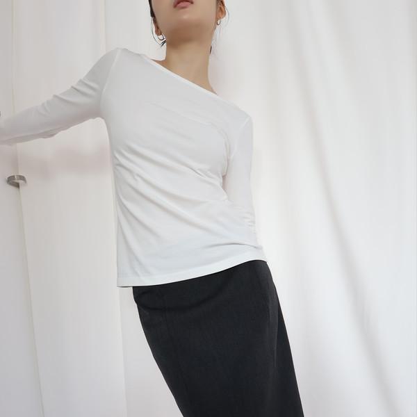 Slim Fit Midi Skirt - charcoal