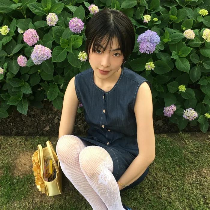 DENIM SLEEVELESS SHIRT_BLUE