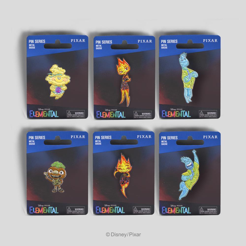 디즈니 엘리멘탈 굿즈 메탈 뱃지 / Disney Pixar Elemental Metal Badge