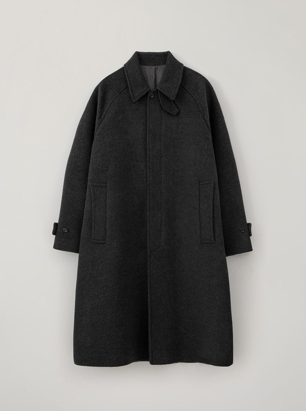 STANDARD BALMACAAN WOOL COAT_CHARCOAL