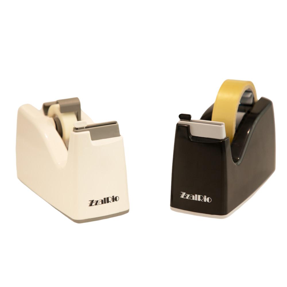 잘잘리오 홈앤오피스 테이프 디스펜서 맘편한 안심 커터기 종이 셀로판 OPP 투명 마스킹 테이프