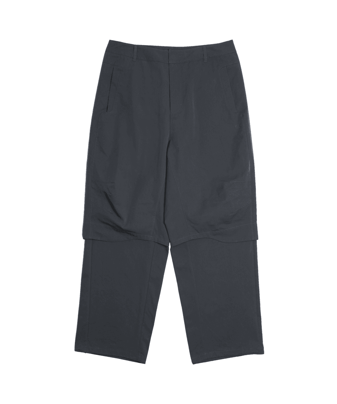 LAYERED PANTS [BLUE CHARCOAL]