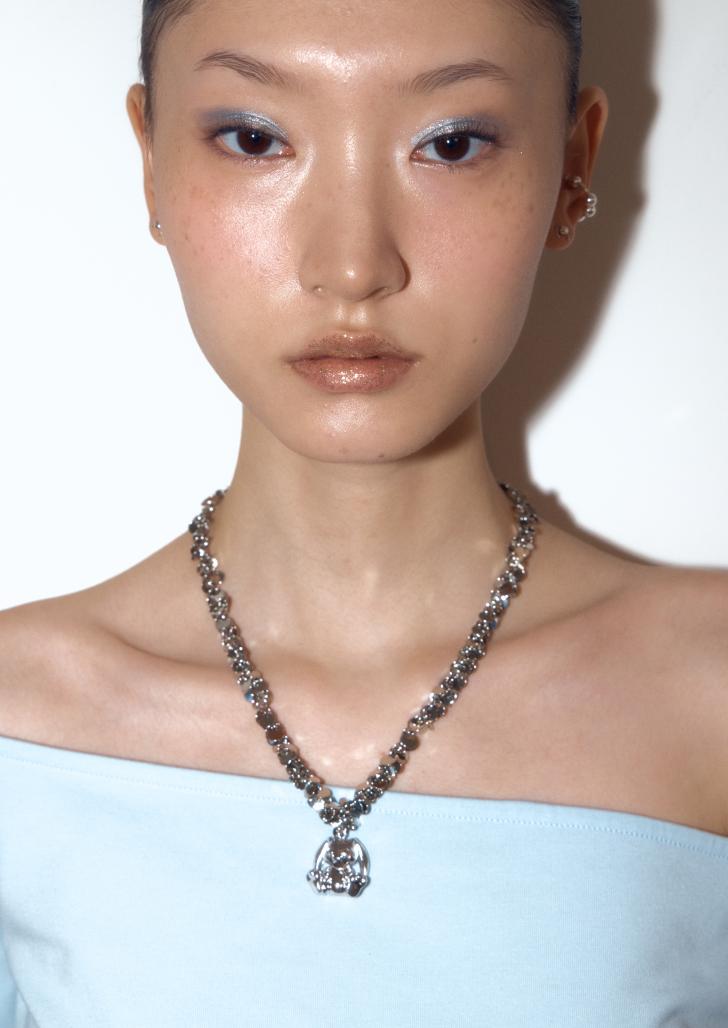 (FILLOW X PORICO) pori sparkle necklace