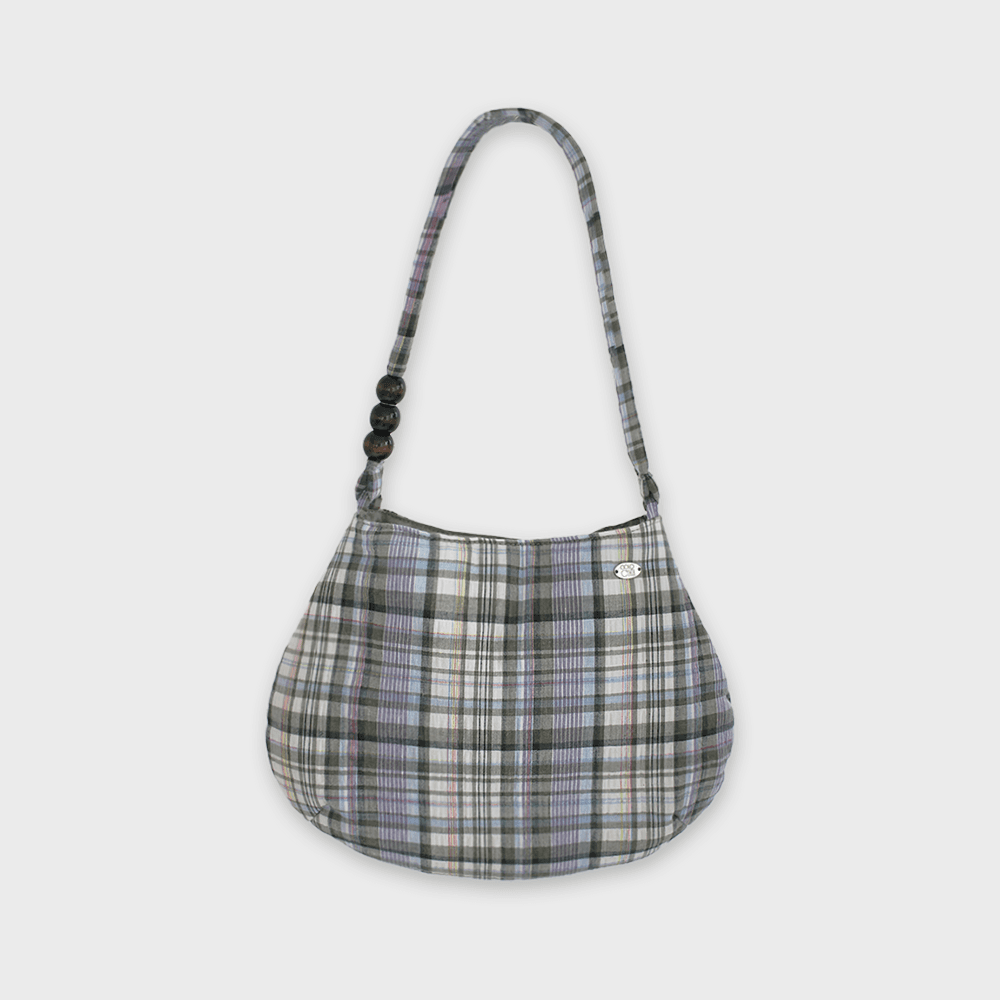 Bowl Bag Soft Check Green