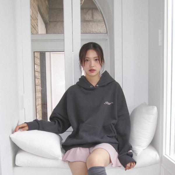 Winter Rabbit hoodie (CHARCOAL/양기모)