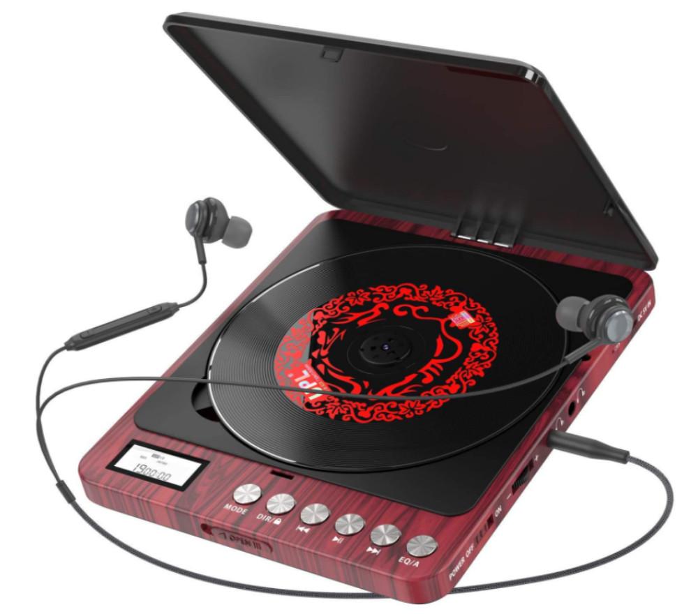 레트로 휴대용 포터블 시디 플레이어 CD PLAYER 어학 씨디 빈티지 감성