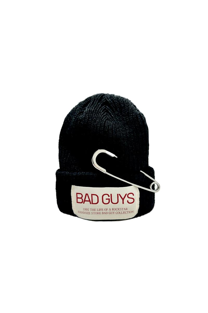 BAD GUYS Beanie BLACK