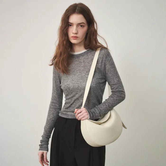 오르빗 하프문 숄더 아이보리
