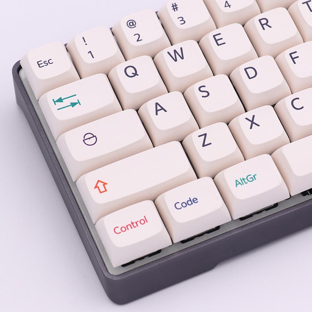 라스베가스 화이트 카드 에이스 XDA PBT 키캡 한성 레오폴드 로얄클루지