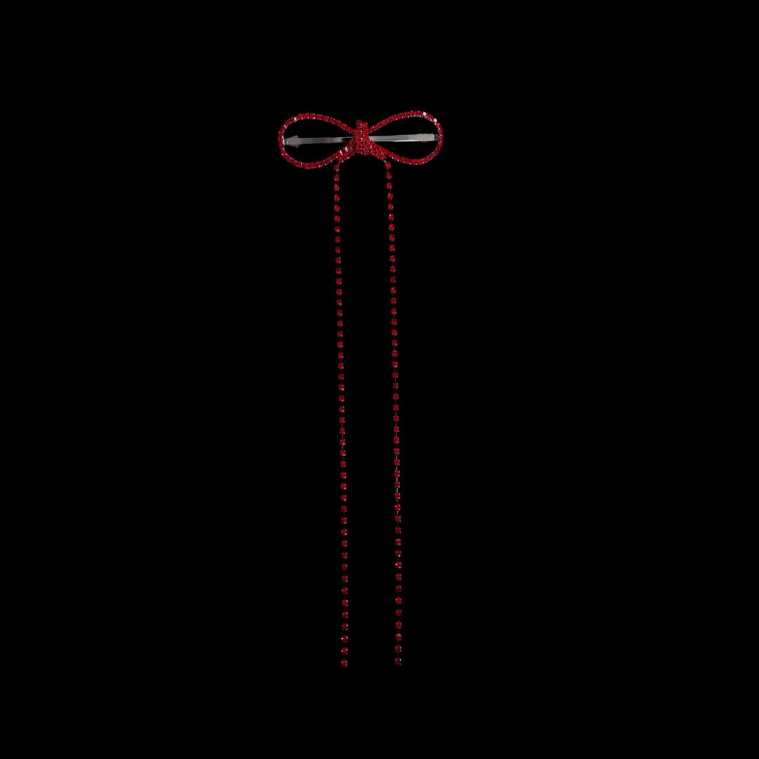 drop ribbon pin red