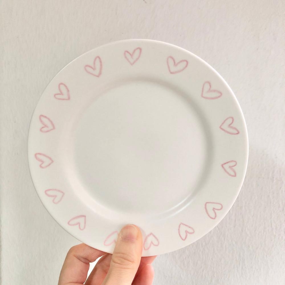 [potteryc] 하트 뿅뿅 접시