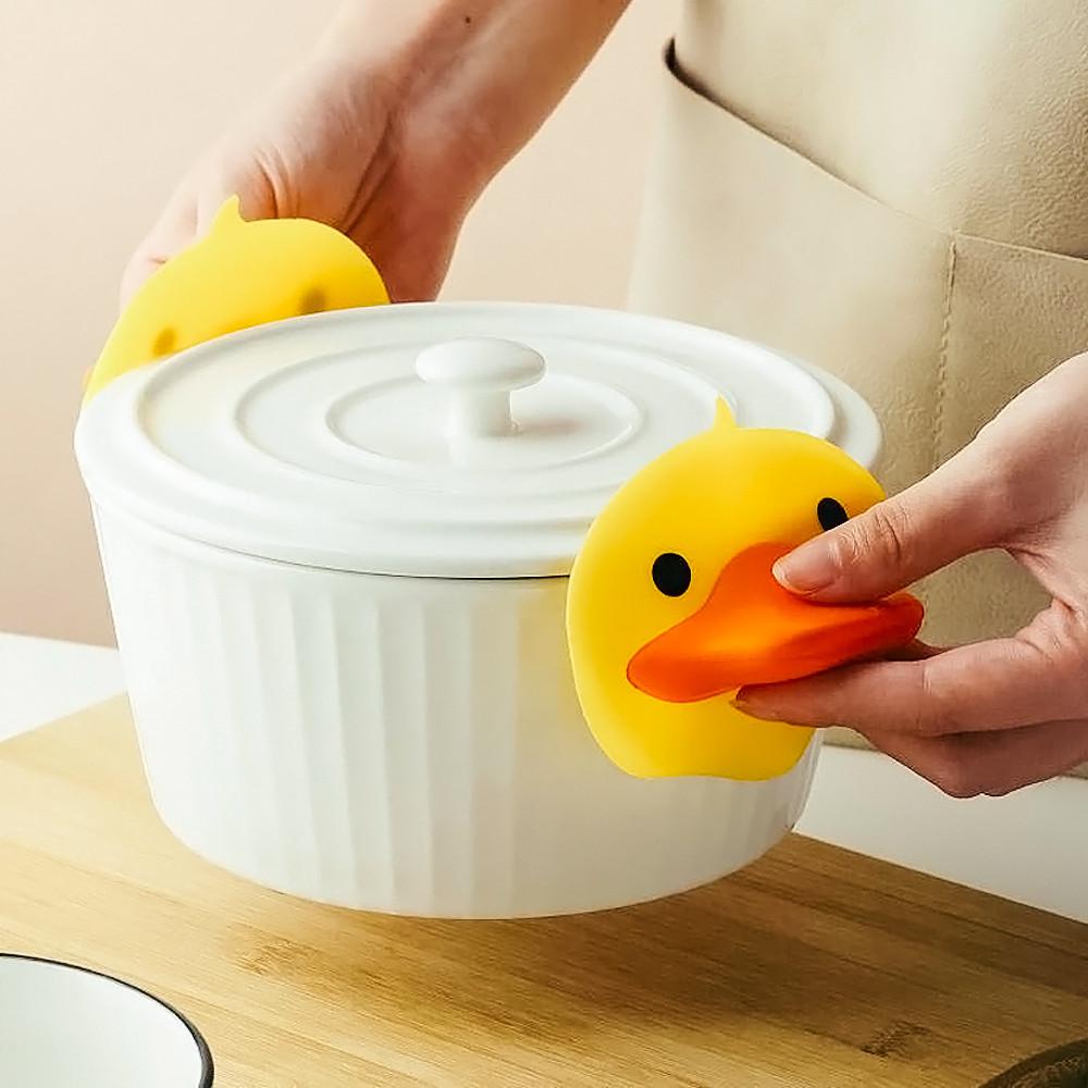 실리콘 오리 냄비 손잡이 장갑
