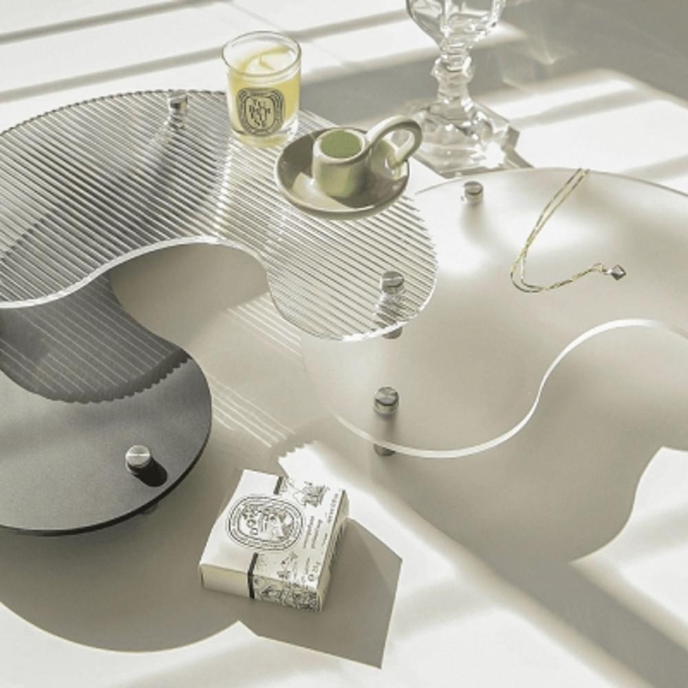 [텐바이텐]미드센츄리 오브제 비정형 아크릴 트레이 3 color