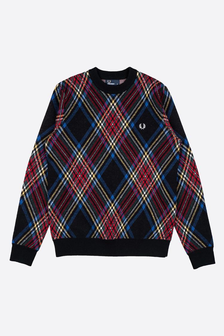 [90-100] FRED PERRY Lambs wool knit No. 1274