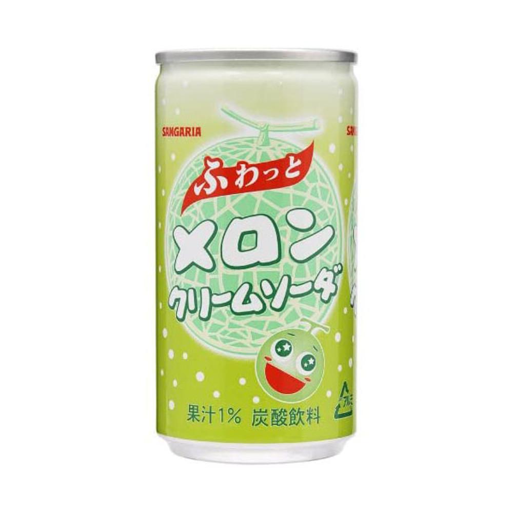 SANGARIA 메론 크림 소다 190g / 멜론 탄산 음료 [원산지:일본]