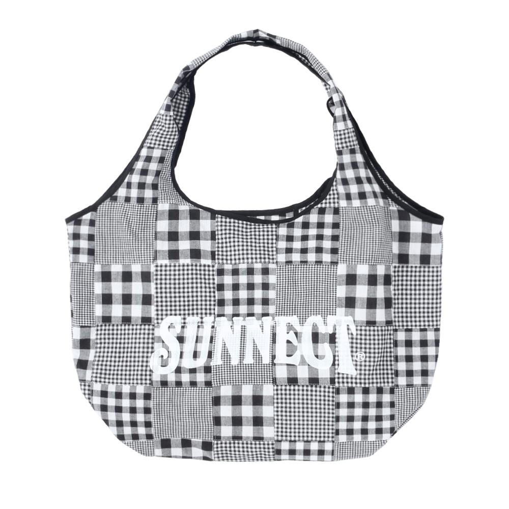 Madras Shopper Bag - Black