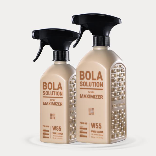 1000ml 점보사이즈 볼라솔루션 W55 휠앤타이어 갈변 제거제 휠 클리너 세정제