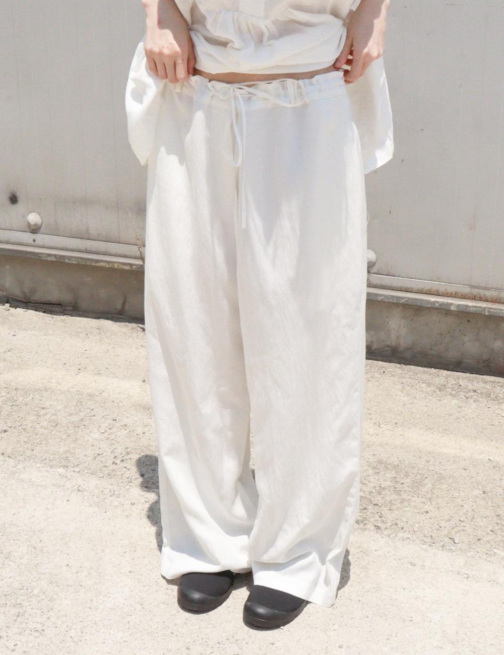 draw string wide pants