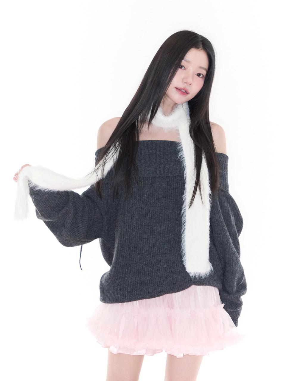 Fuzzy Muffler (Ivory)