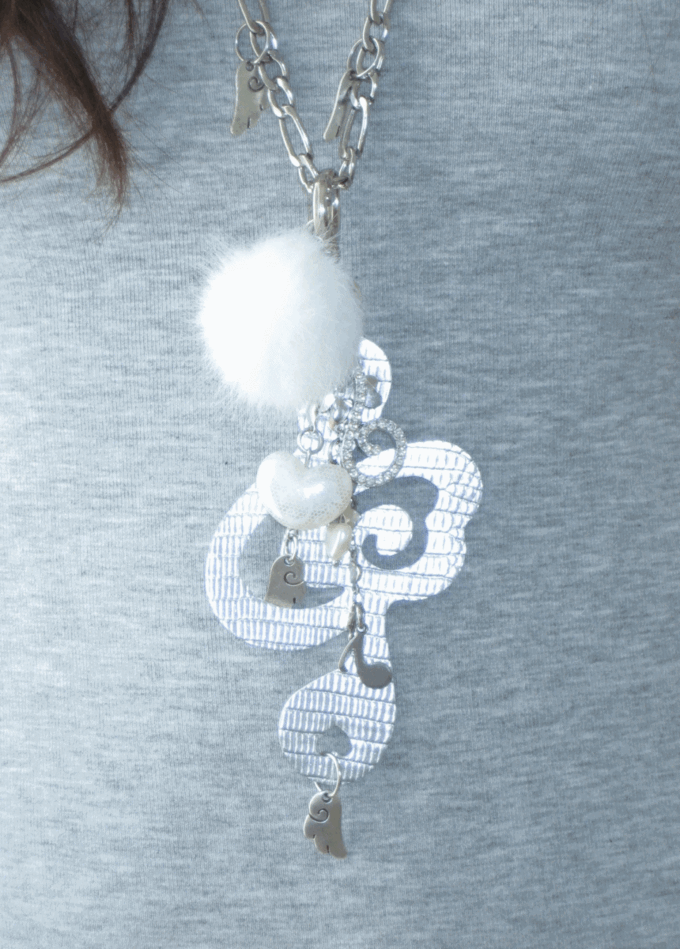 [♫Angel music stage♫] Angel stage note necklace (2color)