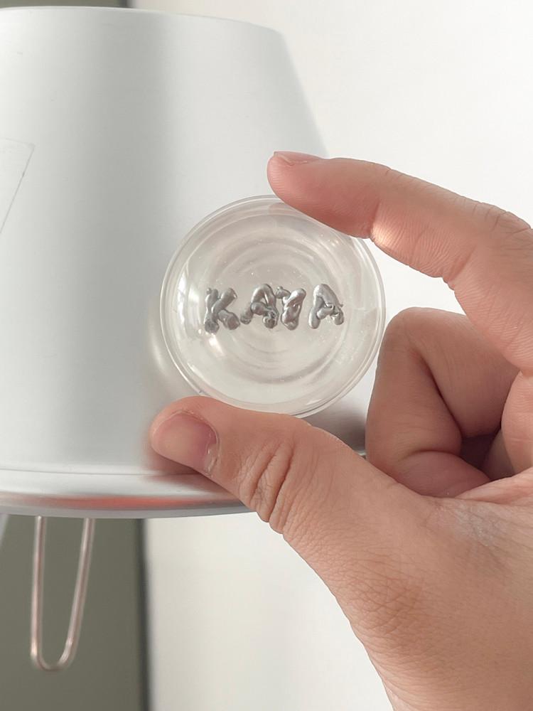 [KKK] {order made} iinitial half sphere tok / 주문제작 이니셜 반구 그립톡