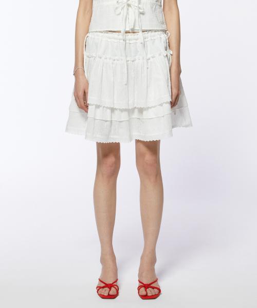 Lace Cancan Skirt (white)