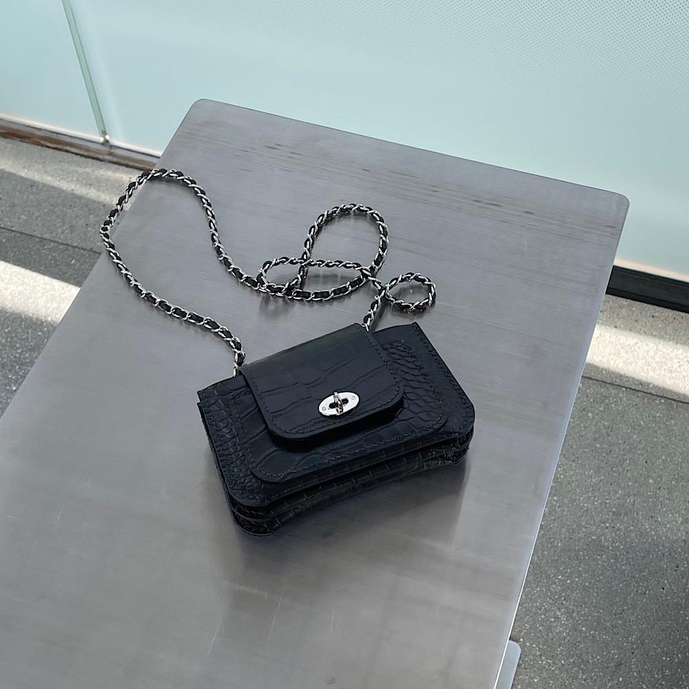 Croc Mini Wallet Bag