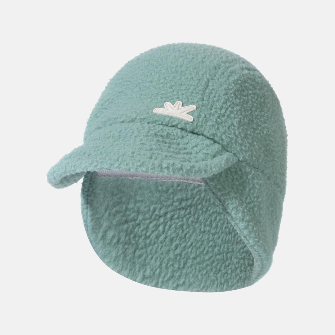 Pile Fleece Earflap Cap Light Teal