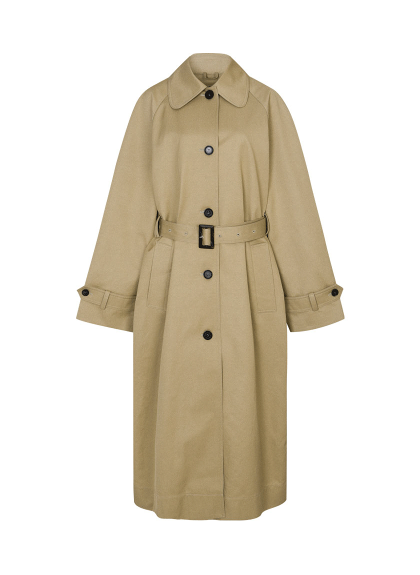 Megan Trench Coat (Beige)