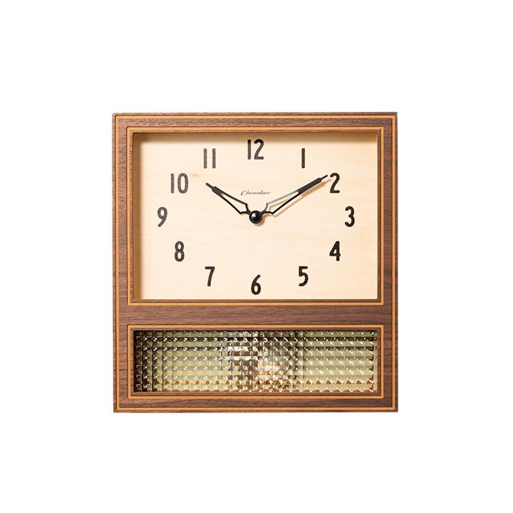 샹브루 시계 chambre- Court Pendulum Clock [walnut]