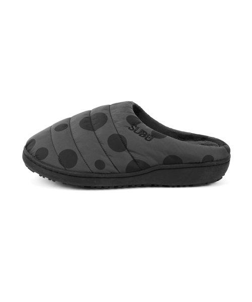 스부(SUBU)  다운 샌들 익스클루시브 - 차콜 스노우 도트 / KR-160 - 사이즈 & 후기 | 무신사