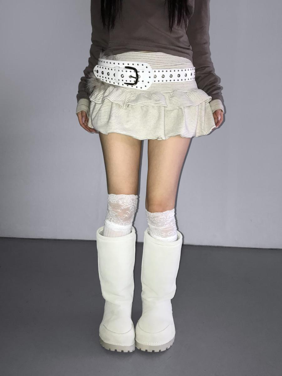 디에어타운 candy striped glam sk(2 color) (2 color)