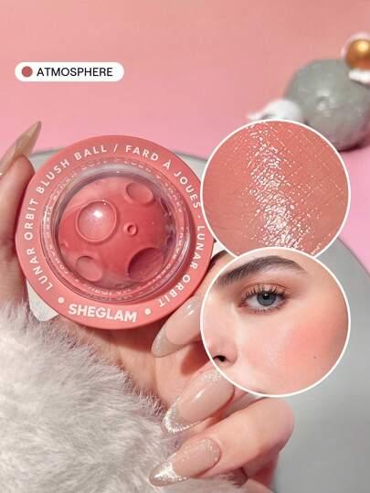 SHEGLAM Lunar Orbit Blush Ball-Atmosphere Cream Blush Cream Non-Fading Multi-Use Spaceship Shape Natural Pigment Non-Greasy Blendable Face Makeup Father's Day Graduation Birthday Holiday Spring Summer Y2K Fancy Fashion Makeup Cosmetic Party Beach Travel Camping Outdoors School Campus Trip Festivals Decor Gift Present Rose Girl Cosplay Best Color Charm Vibe