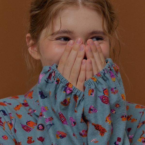 토이 보들 파자마 세트, 블루