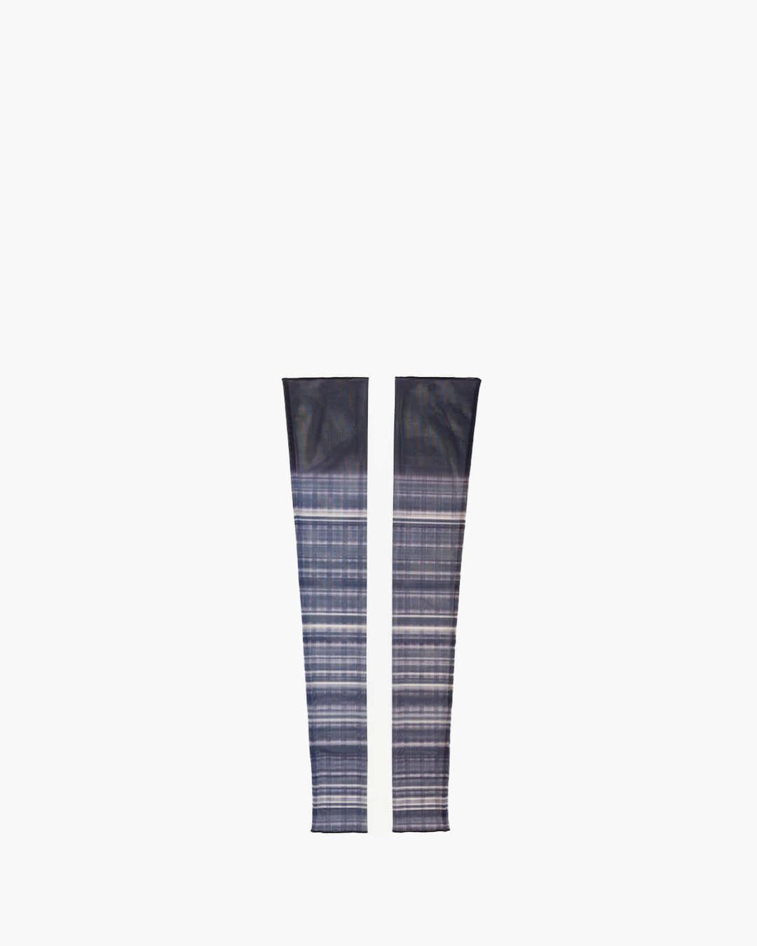 MESH LEG WARMERS LONG (DARK TARTAN)
