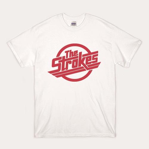 ROCK T SHIRTS (STROKES WHITE)