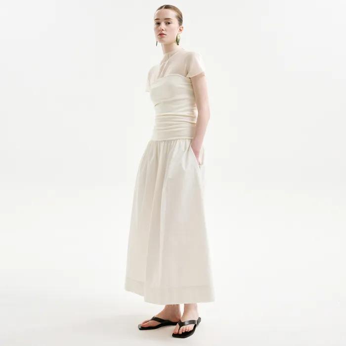 TUBE TOP NATURAL FLARE DRESS3_IVORY