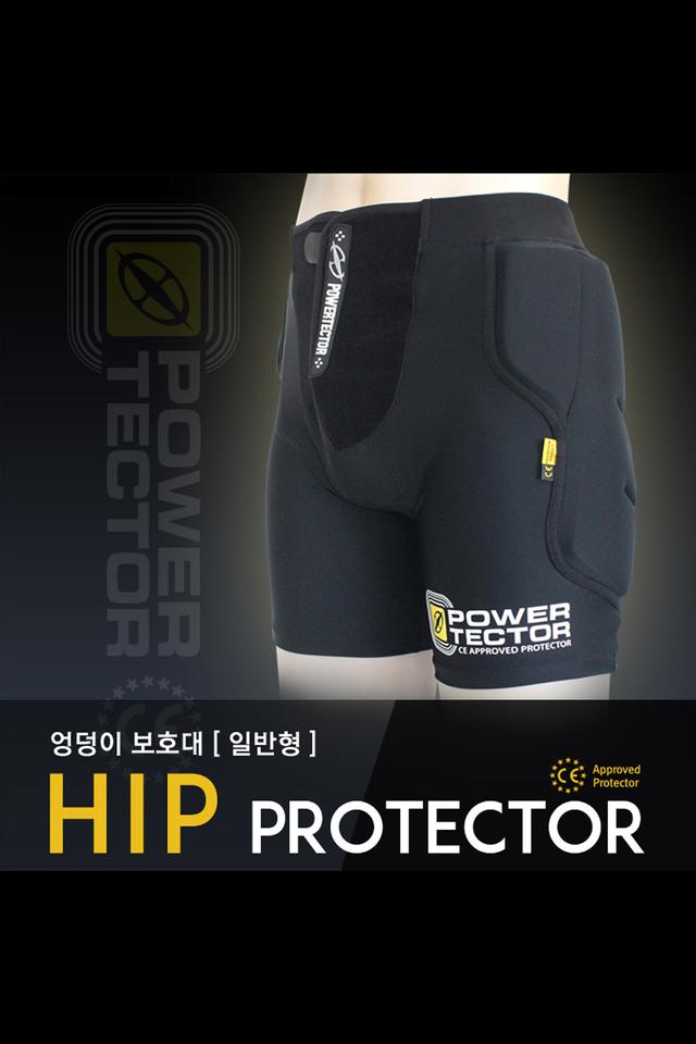 2425 파워텍터 엉덩이 보호대 일반형 2425 POWERTECTOR_엉덩이 보호대 일반형_남녀공용/엉덩이보호대_DFPZ401BK