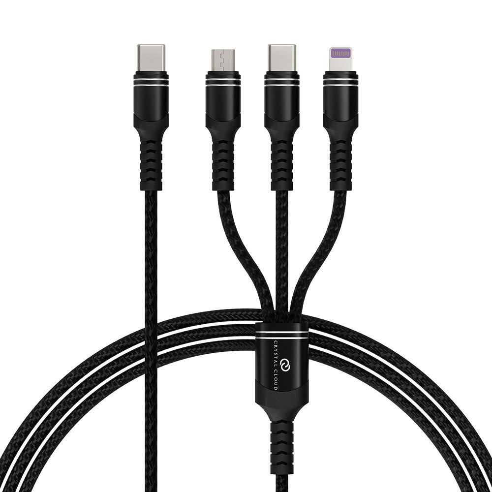 크리스탈클라우드 3in1고속충전케이블