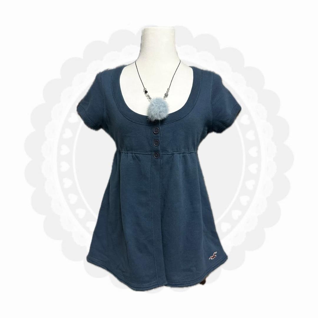 빈티지 홀리스터 베이비돌 반팔 가디건 탑 | 후루츠패밀리