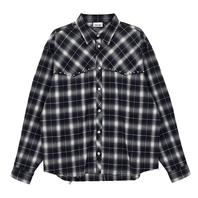 [Amender] WESTERN PIERCING CHECK SHIRT