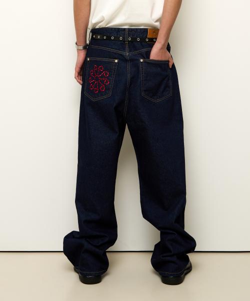 9999아카이브(9999ARCHIVE)  Linking Wide Denim Pants - 사이즈 & 후기 | 무신사