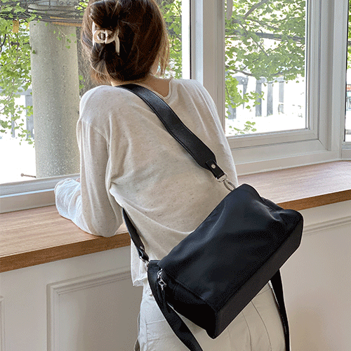 지퍼 블랙 박스백 토트백 숄더백 크로스백 3WAY