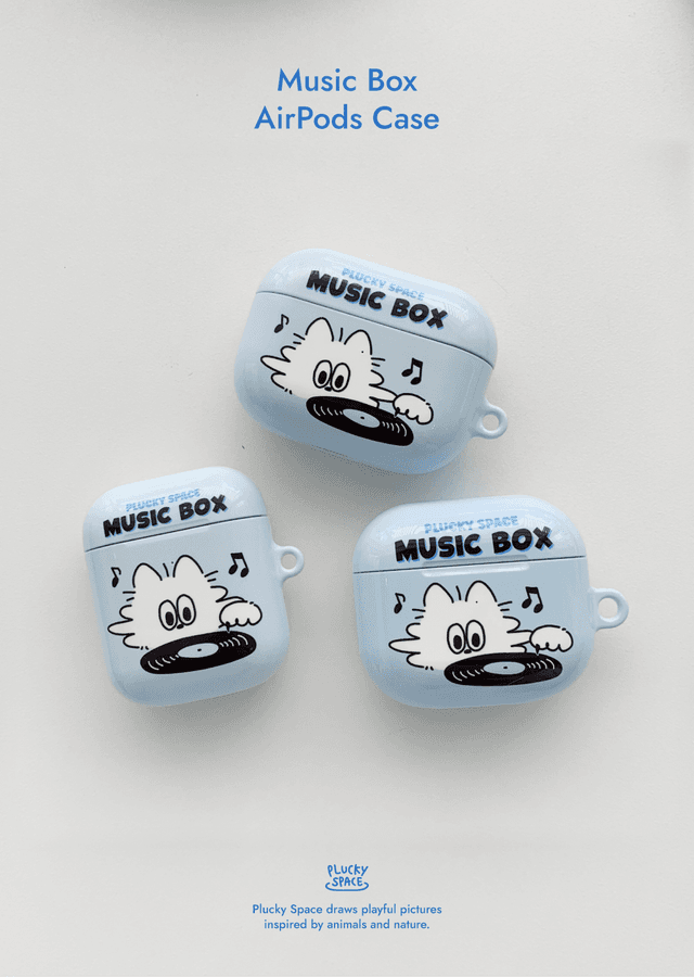 MUSIC BOX AIRPODS CASE 뮤직박스 에어팟 케이스