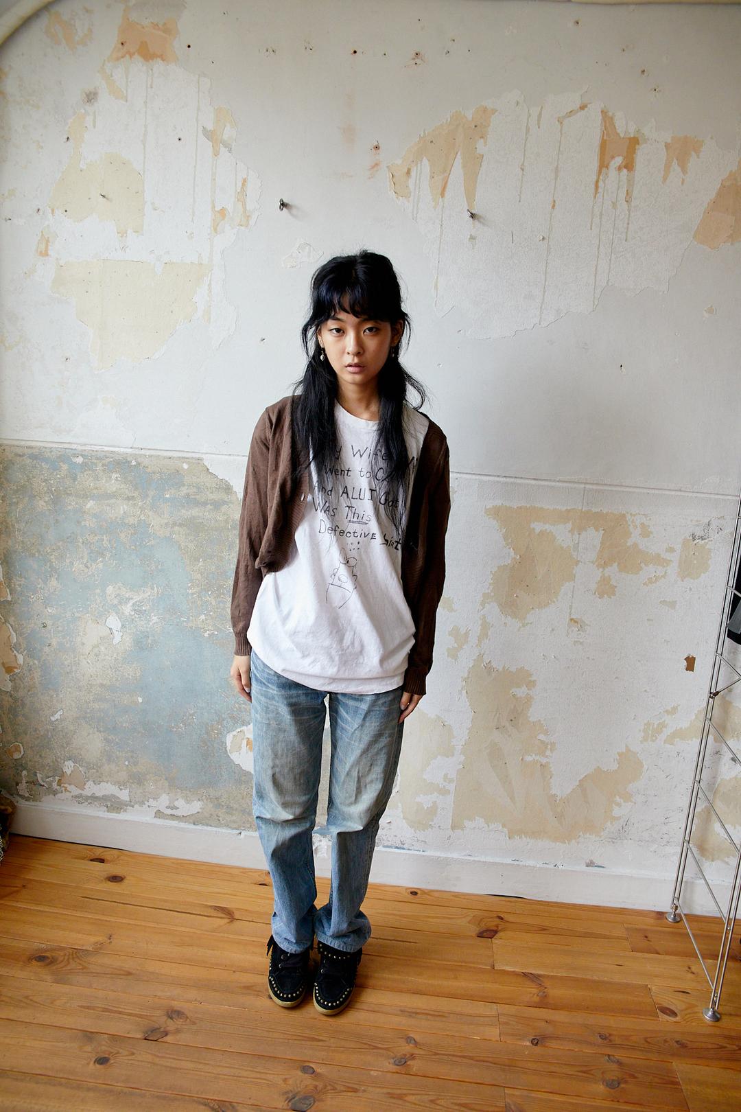 Vintage Chocolate Brown Knit Cardigan