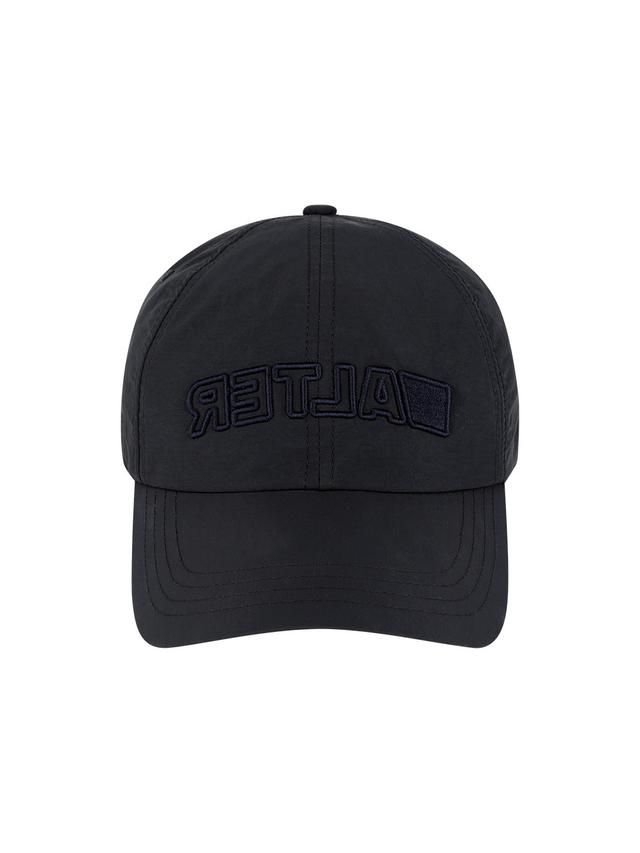 Nylon Neat Logo Cap_Navy