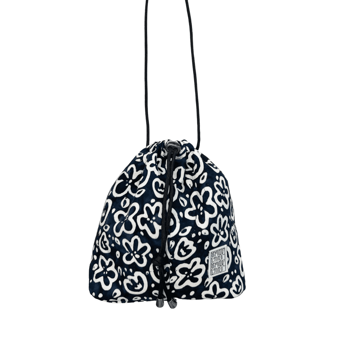 Bloom Black Mini Pouch Bag